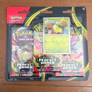 NEW Pokemon Perfect Order - 3 Pack Blister - Pokemon cards - Brand New & Sealed!